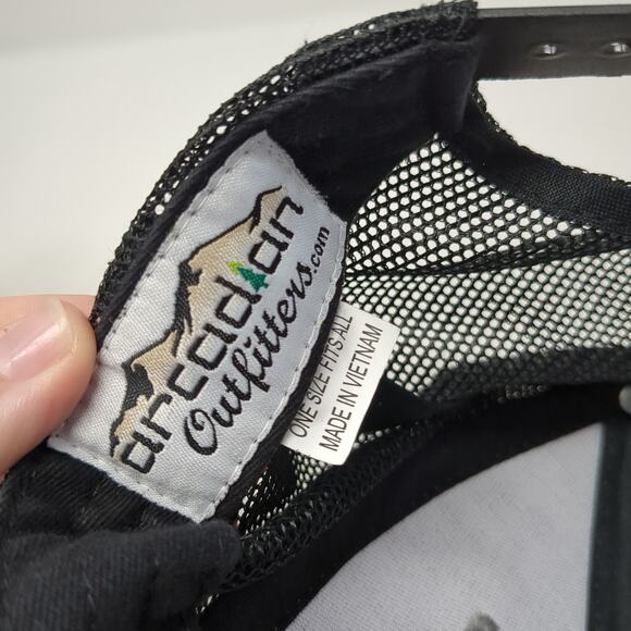 Idaho Patch Snapback Trucker Hat Gray One Size Adjustable Arcadian Outfitters - Picture 9 of 9